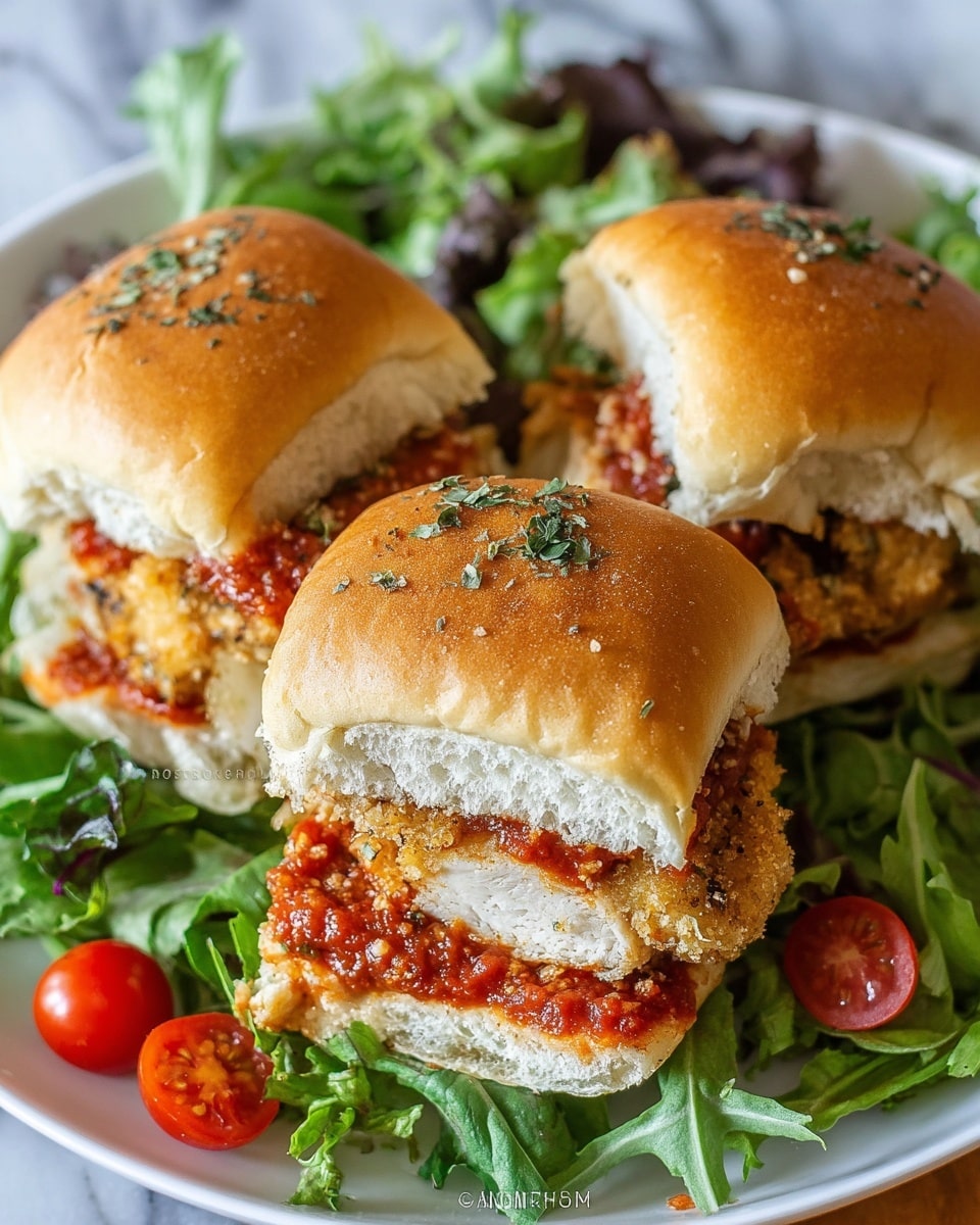 Chicken Parmesan Sliders Recipe