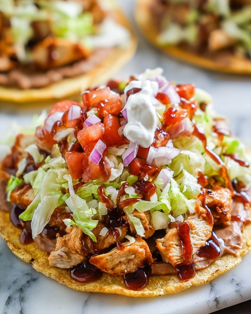 BBQ Chicken Tostadas Recipe