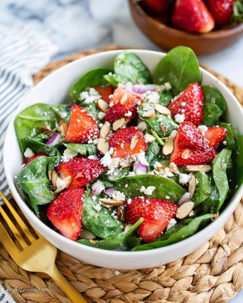 Strawberry Spinach Salad with Poppy Seed Dressing Recipe