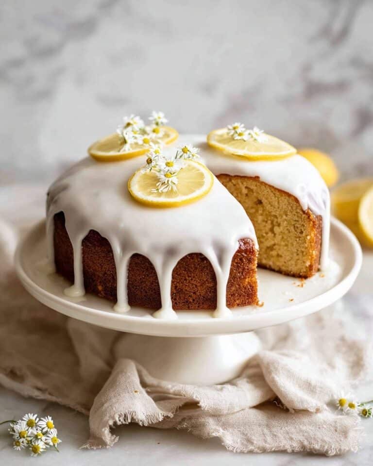 Glazed Lemon Cake Recipe