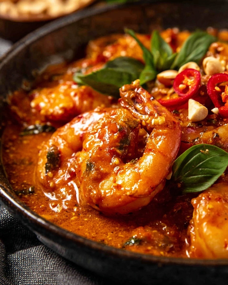 Panang Curry with Prawns and Chicken Recipe
