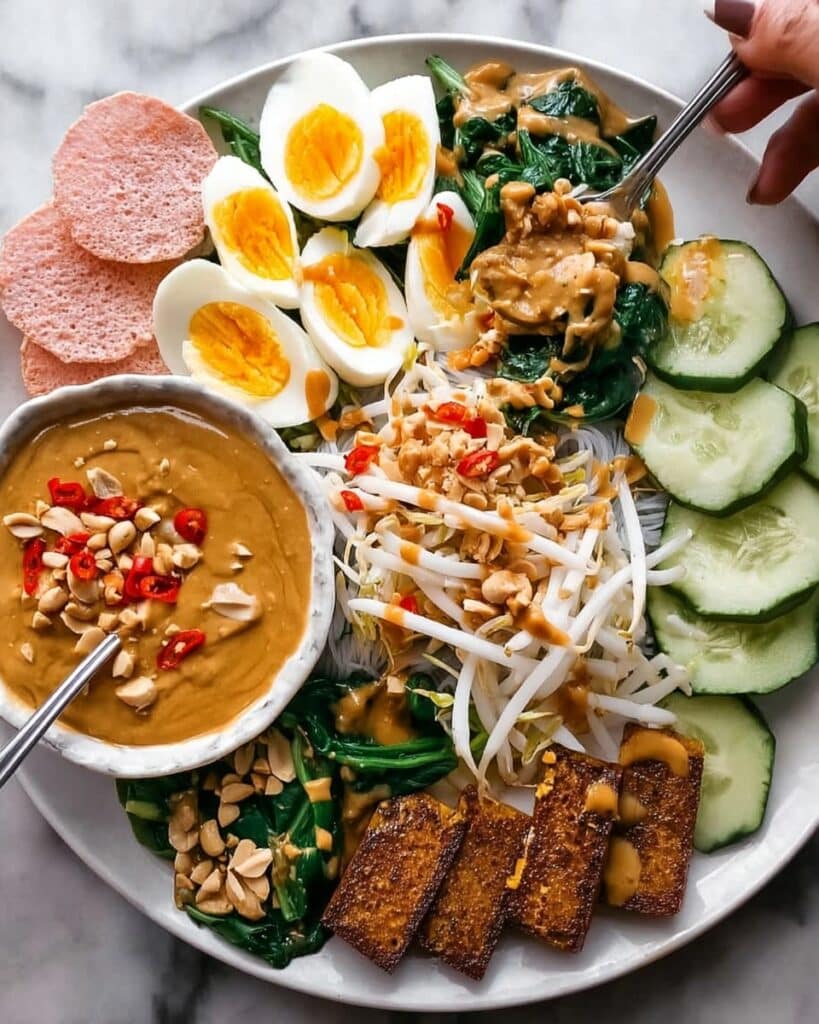 Gado Gado: Indonesian Salad with Peanut Sauce Recipe