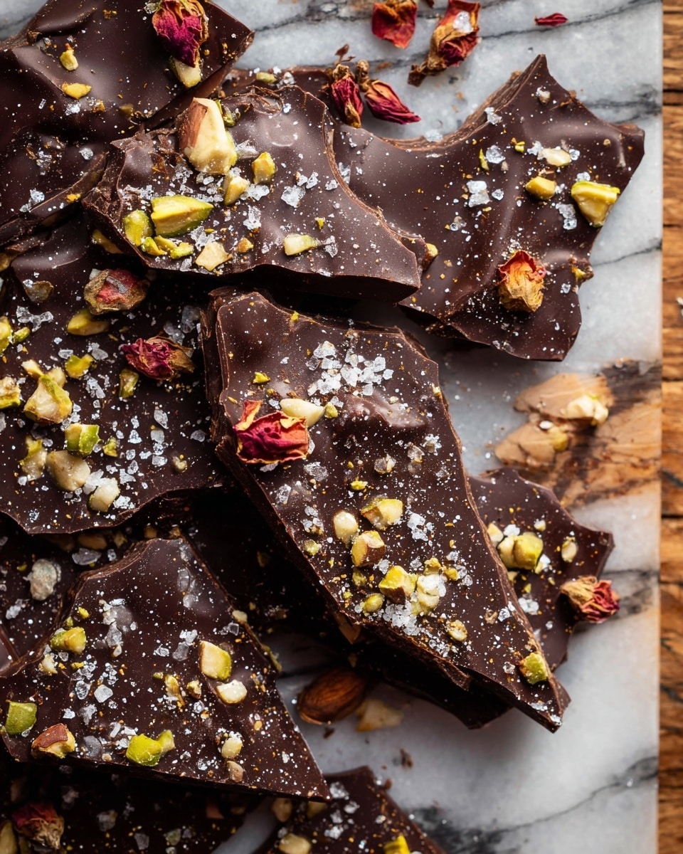 Dark Chocolate Bark with Puffed Quinoa and Bananas Recipe