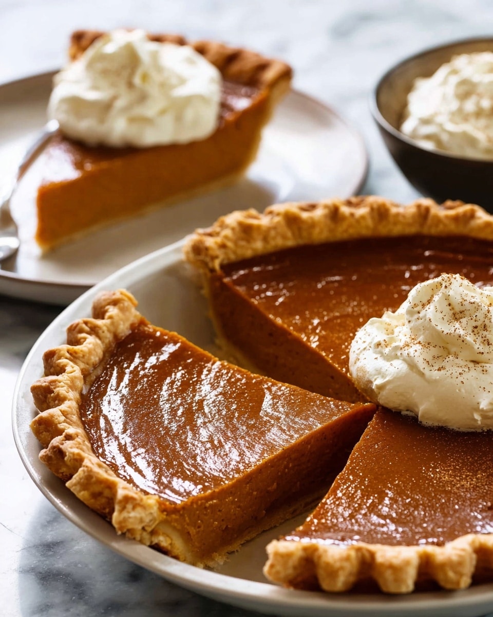 Homemade Pumpkin Pie with Spiced Cream Recipe