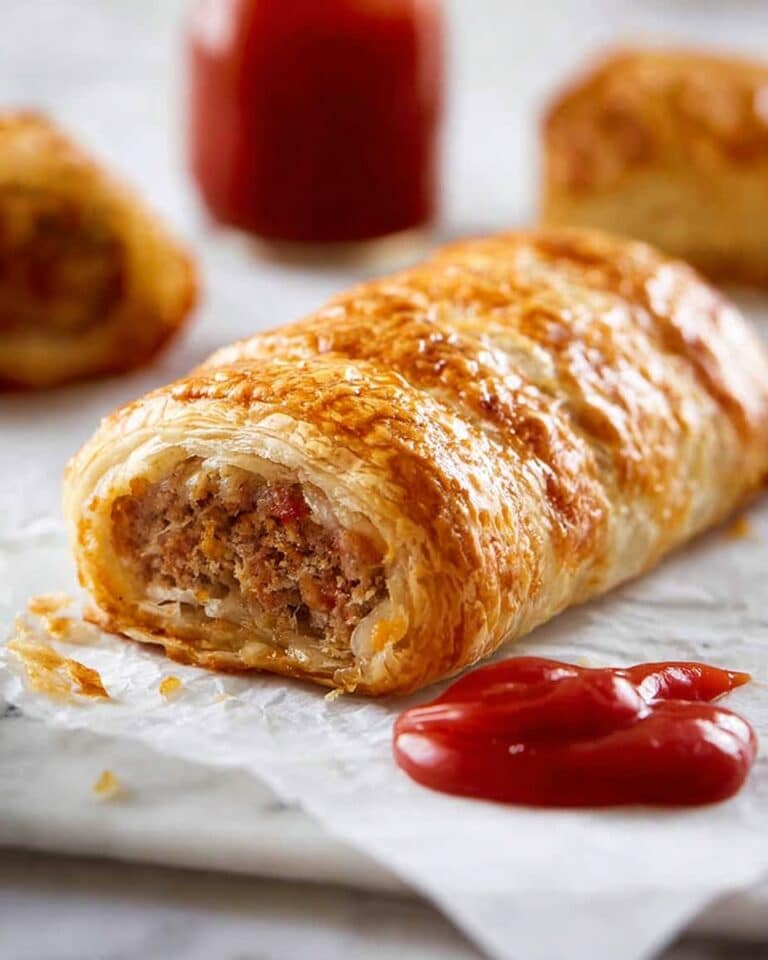 Homemade Pork and Bacon Sausage Rolls Recipe