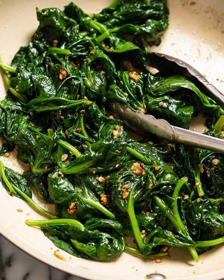 Garlic Sautéed Spinach Recipe