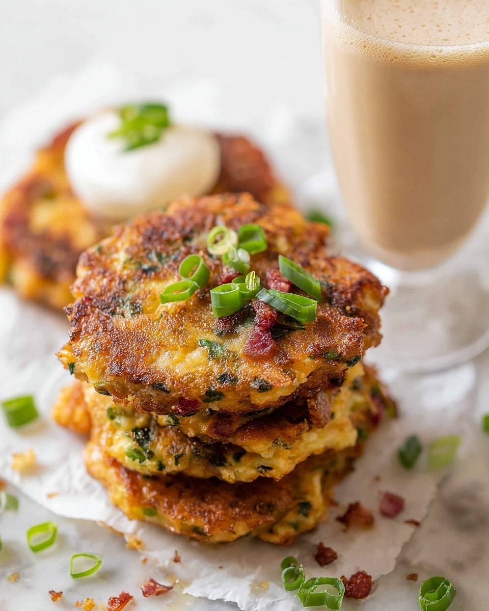 Cheese and Ham Pancakes (Pikelets!) Recipe