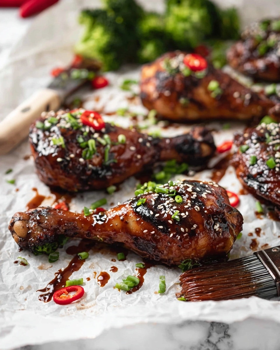 Sticky Chinese Plum Sauce Chicken Drumsticks Recipe