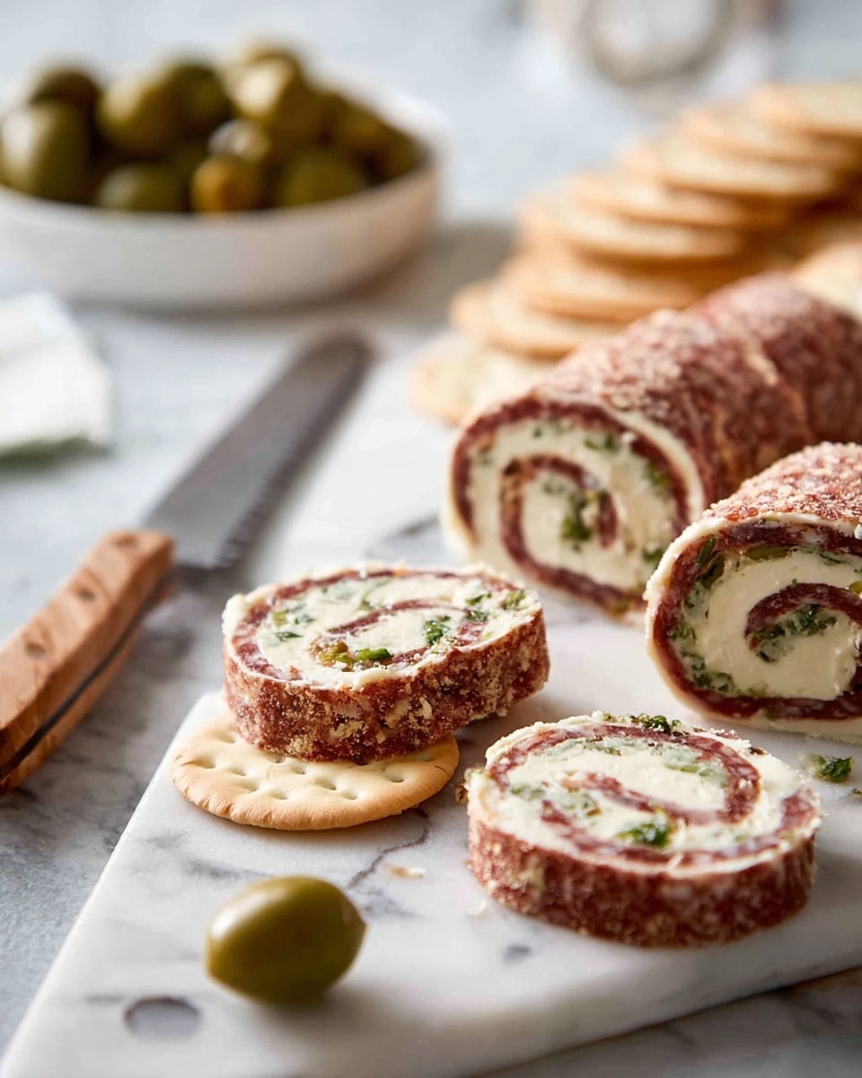 Salami Cream Cheese Roll Recipe