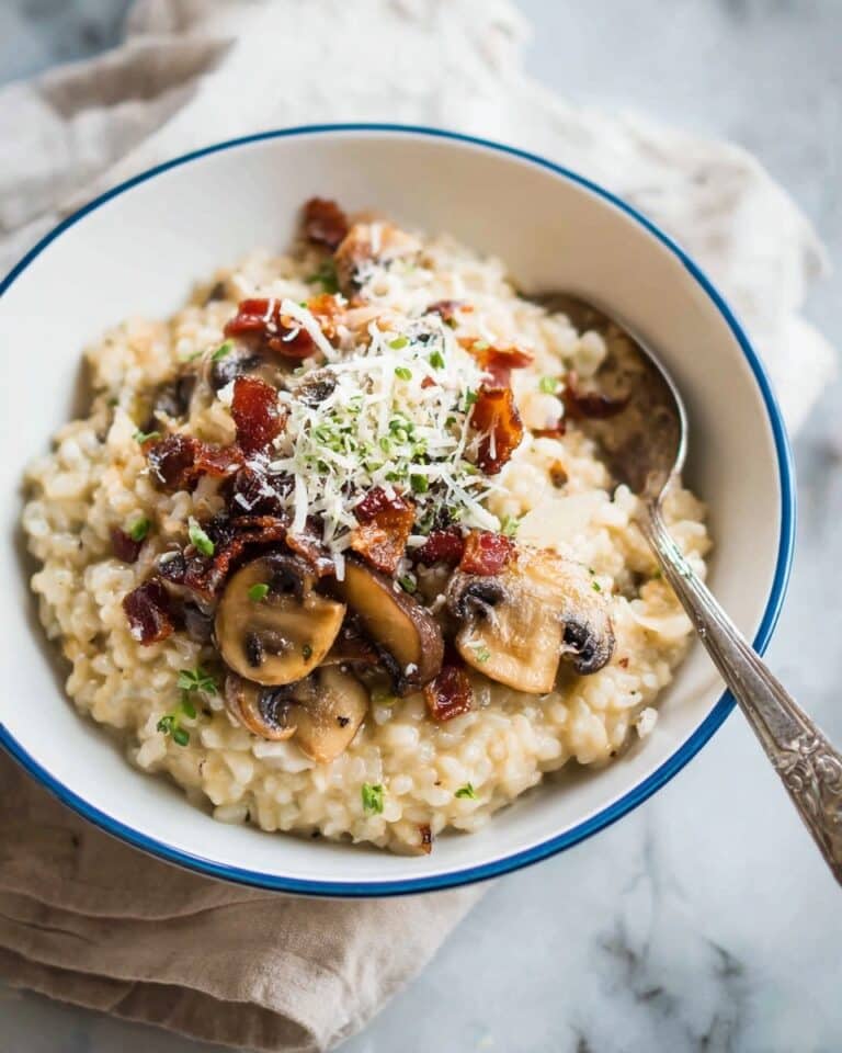 Chicken & Mushroom Risotto Recipe