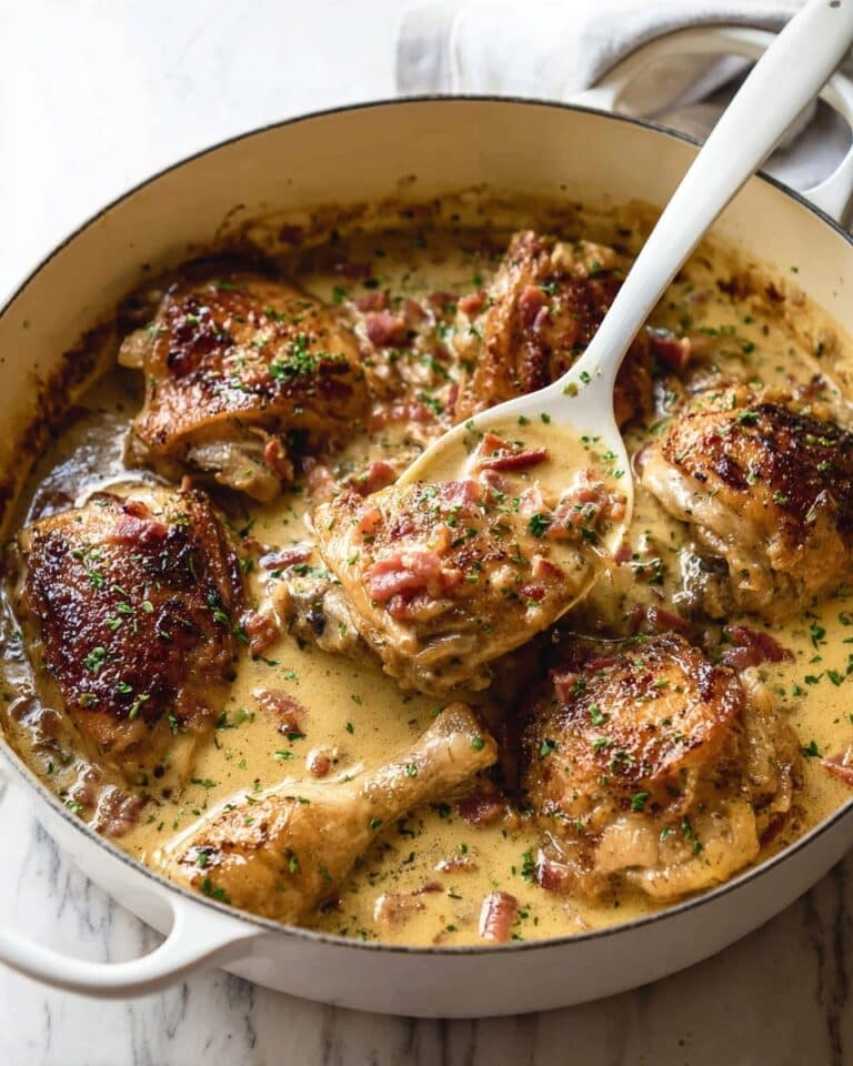 Chicken in White Wine Cream Sauce Recipe