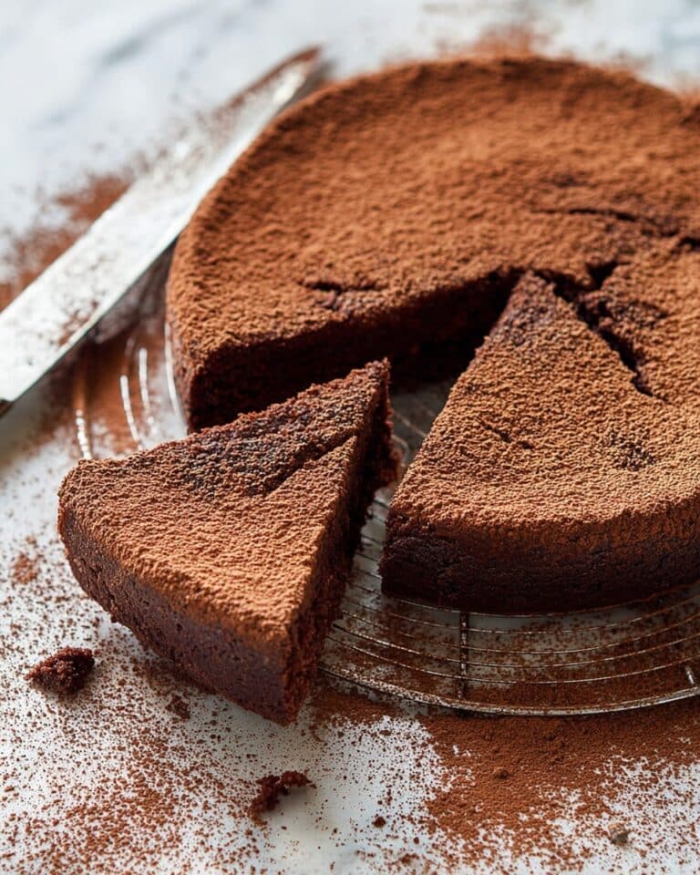 Flourless Dark Chocolate Cake with Almond Meal Recipe